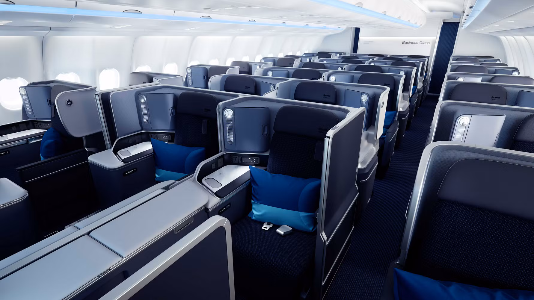 Discover Airlines_Ocean Blue_Business Class