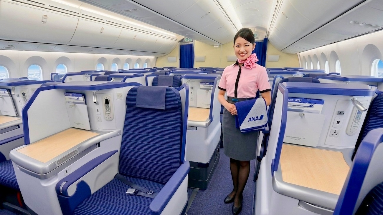 All Nippon Airways (ANA) Business Class Boeing 787